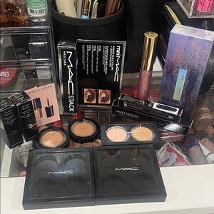 12 item bundle Mac, Armani, fenty Laura Mercier, Pat McGrath and Estée Lauder
